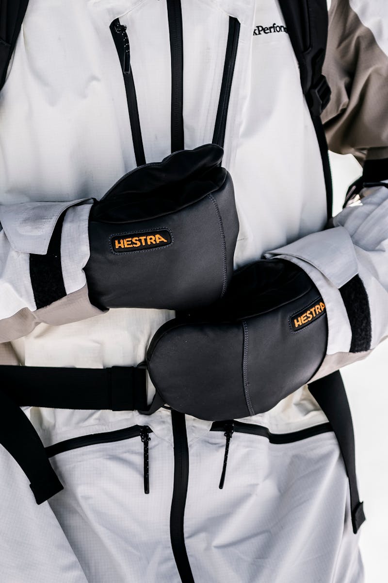 Army Leather Wool Terry Mitt Vante