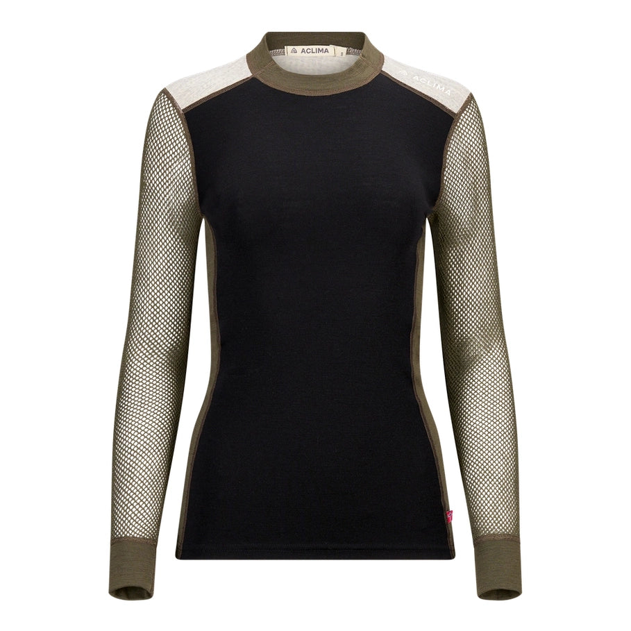 WoolNet Hybrid Crewneck Dam