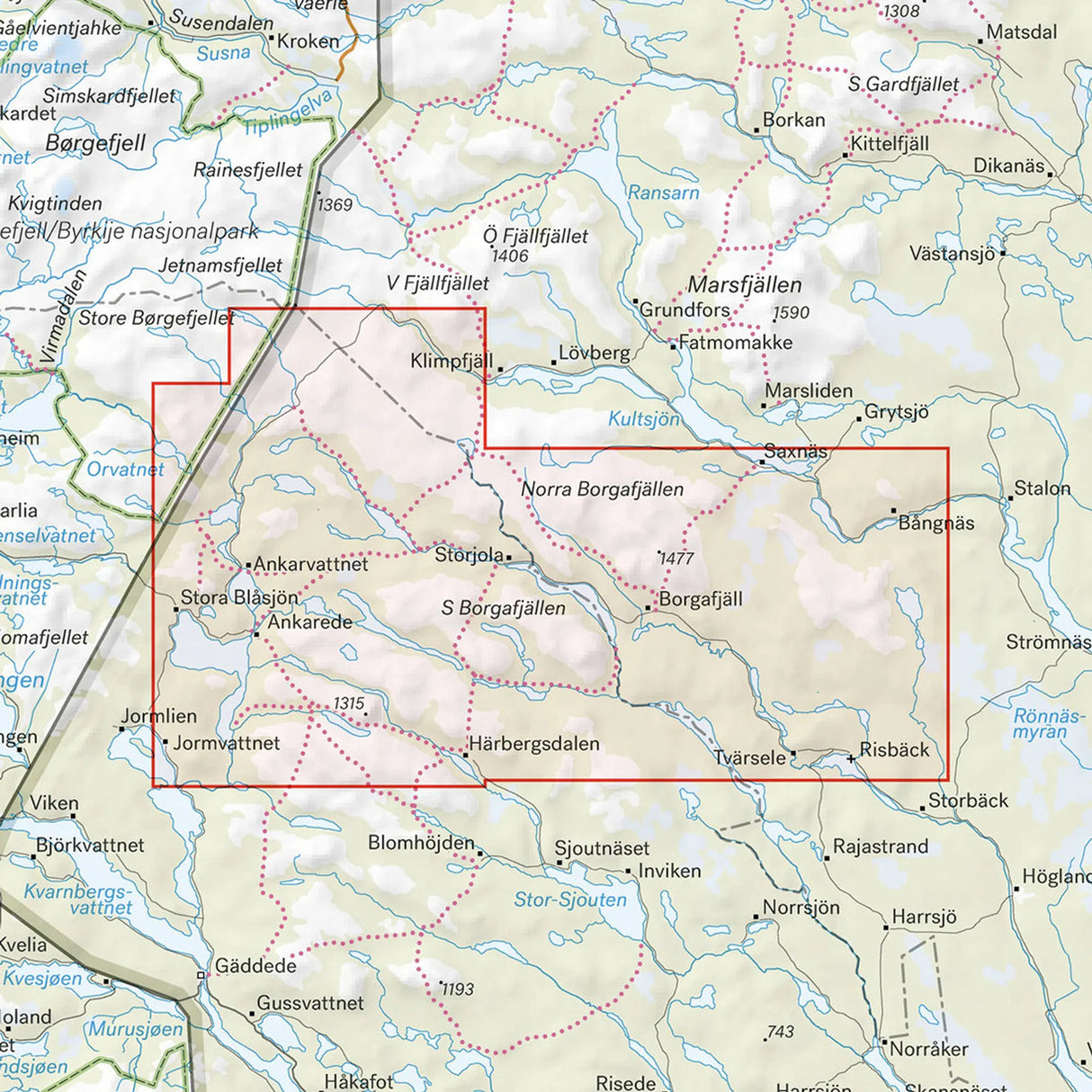 Borgafjäll, Saxnäs & Stekenjokk