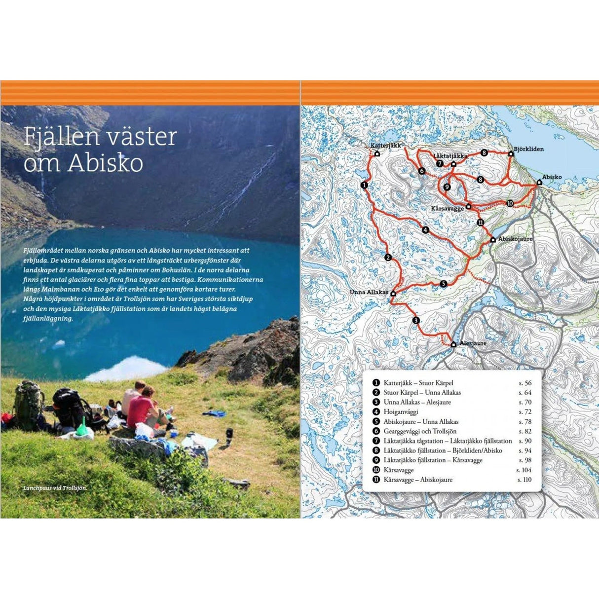 Fjällvandra kring Kebnekaise, Abisko och Riksgränsen