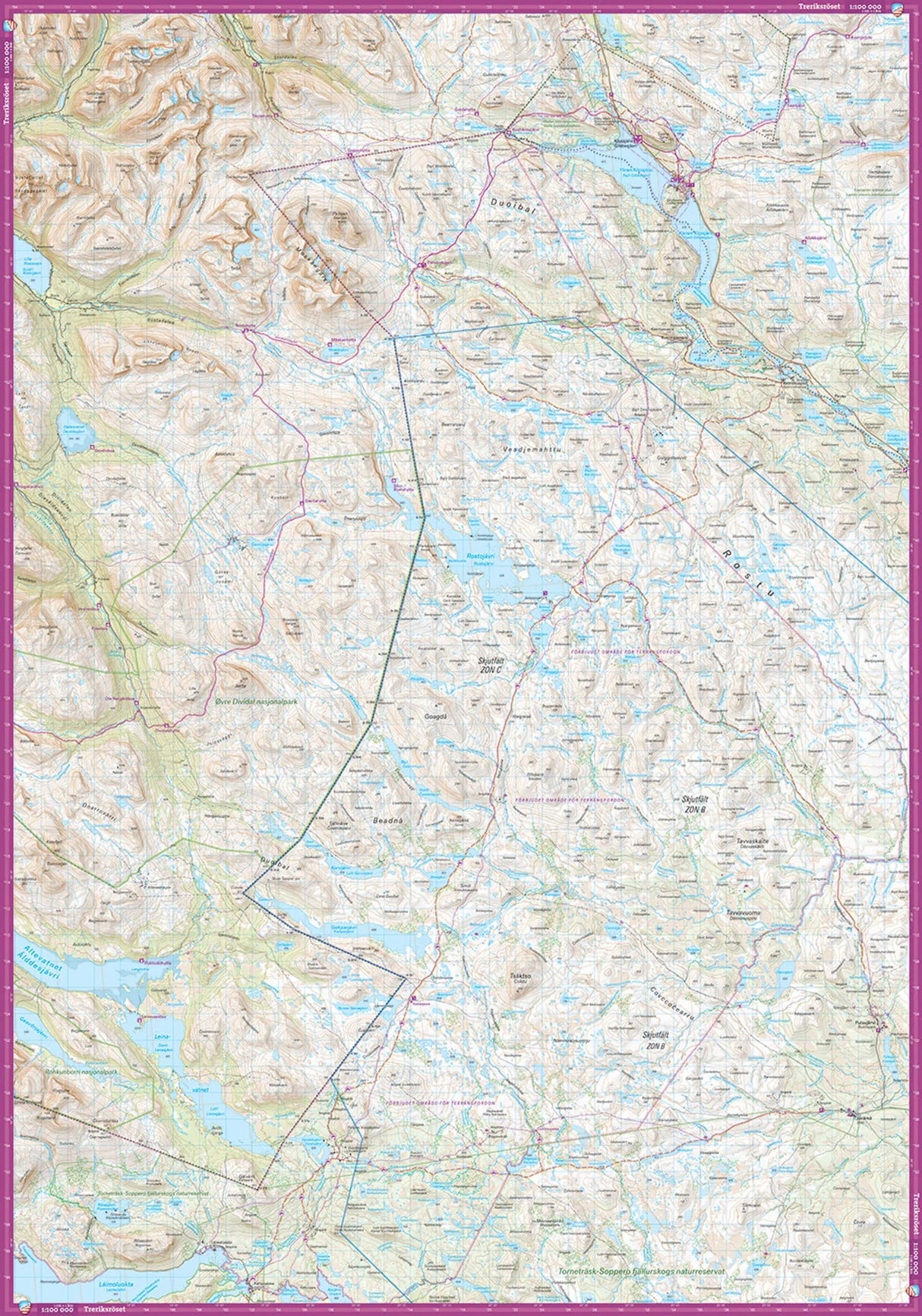 Treriksröset, Abisko & Kiruna