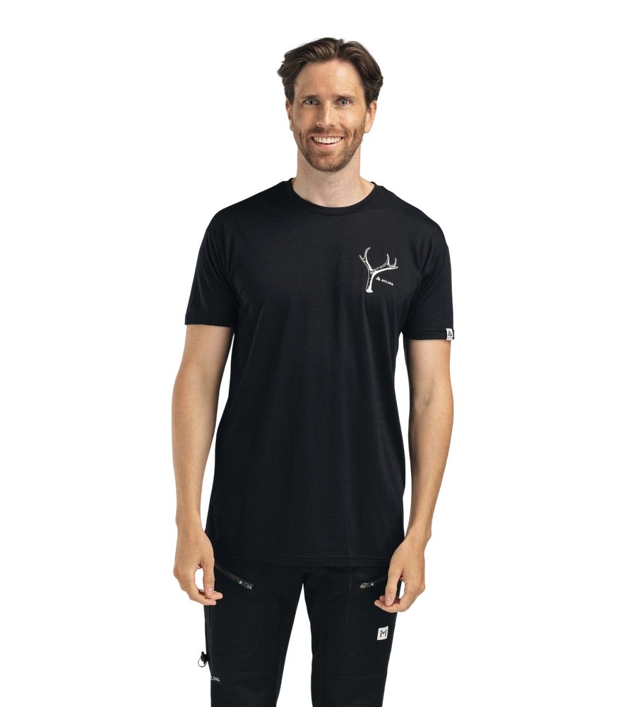 LightWool 140 classic tee antler Herr