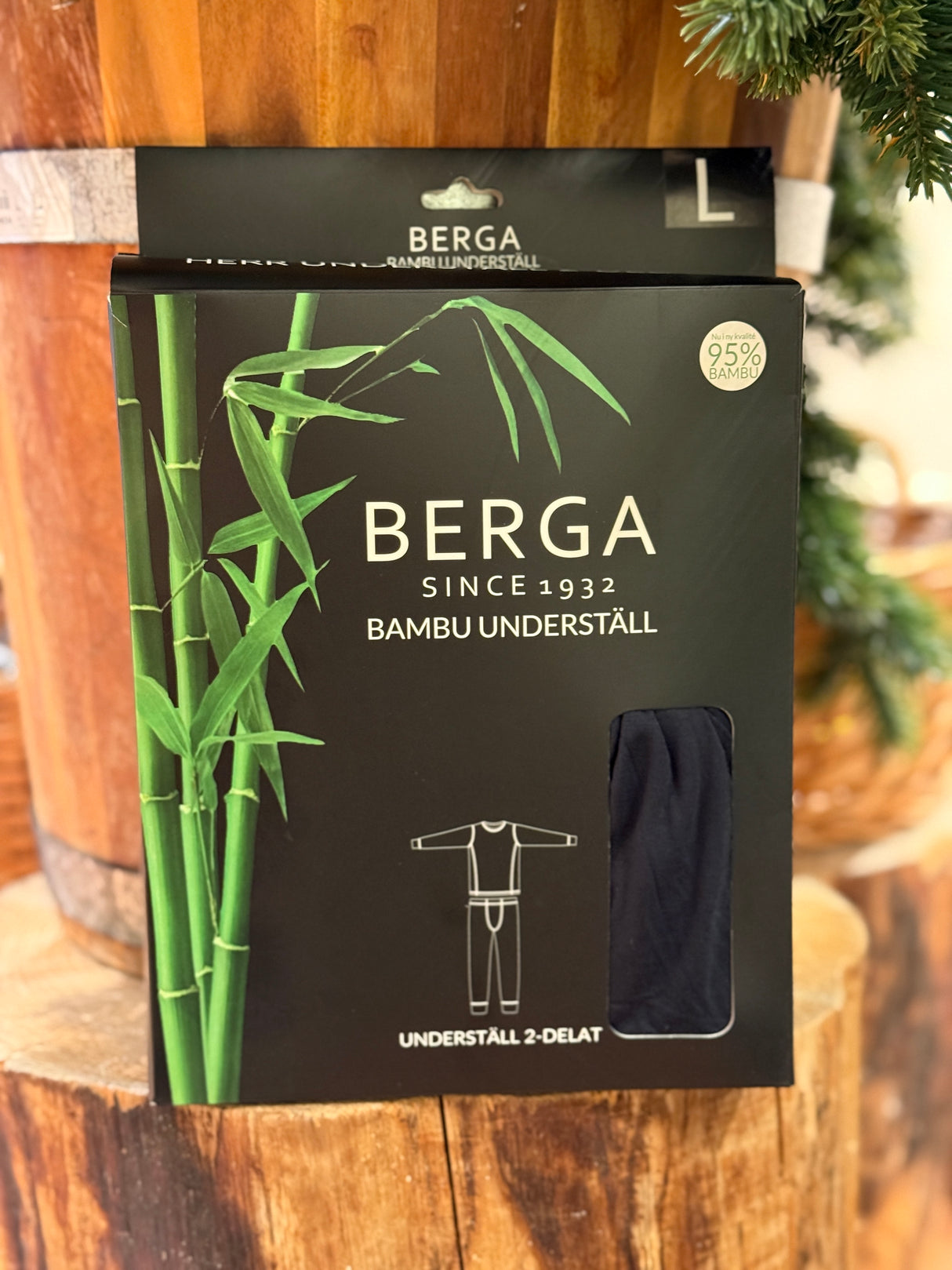 Berga underställ bambu Herr