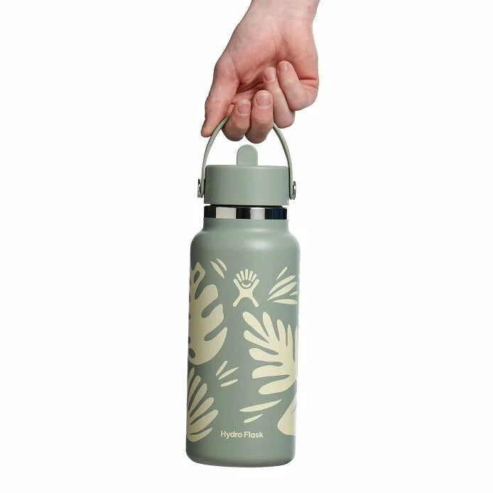 32 oz Wide Mouth with Flex Straw Cap (946 ml)
