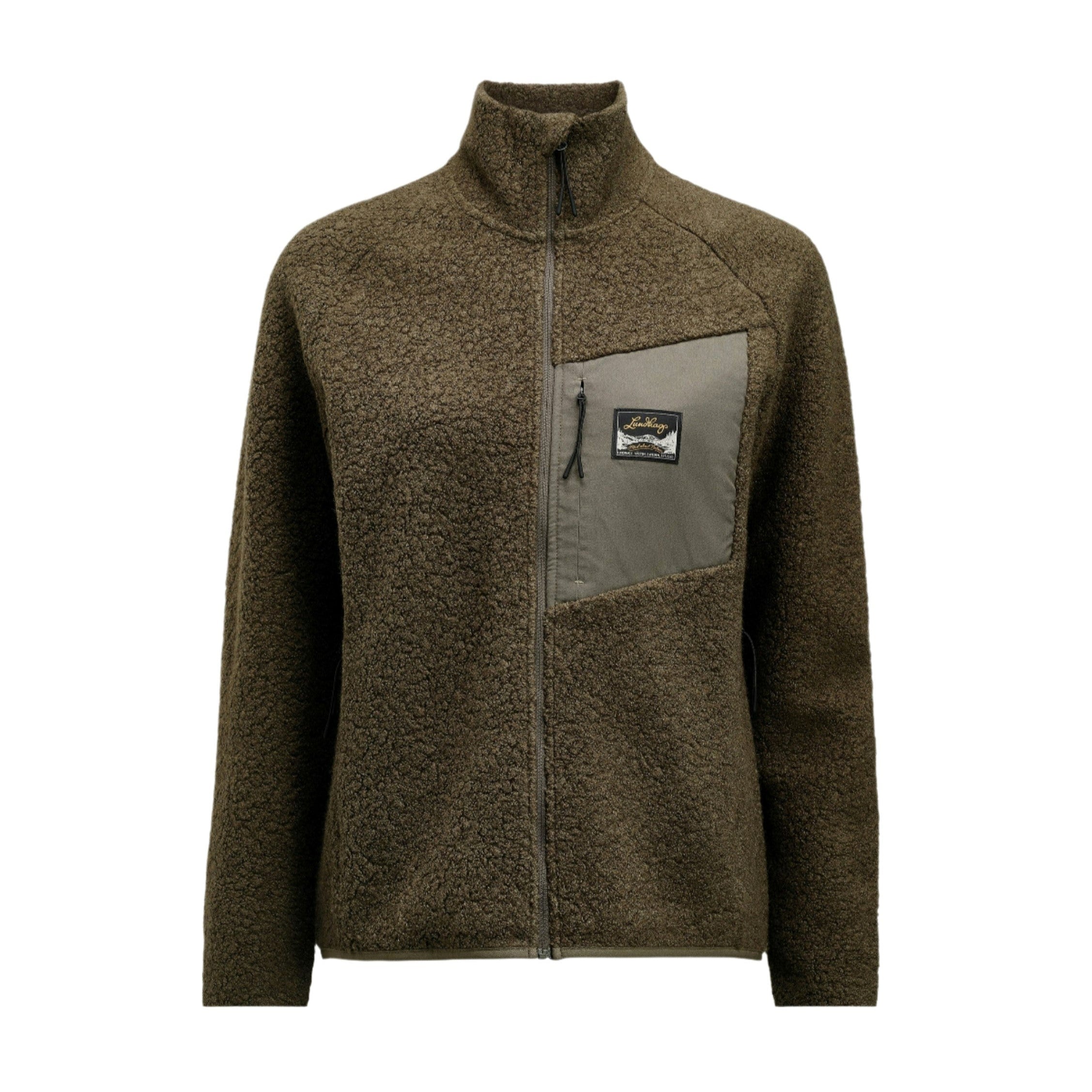 Flok Wool Pile Fleecejacka Dam