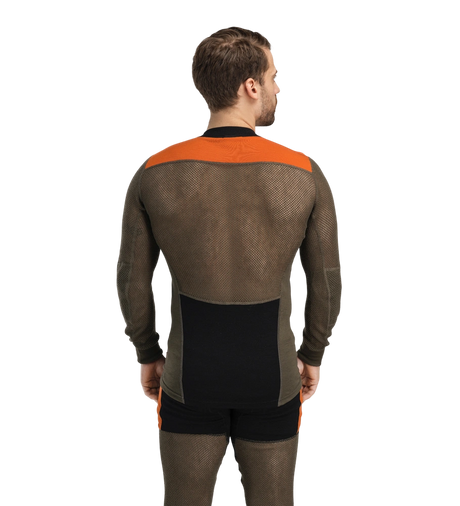 WoolNet Hybrid Crewneck Herr
