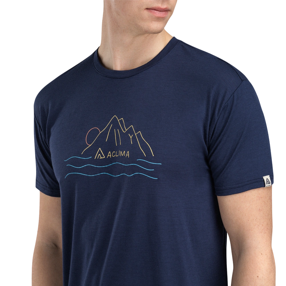 LightWool 140 Classic Tee Sunset Herr