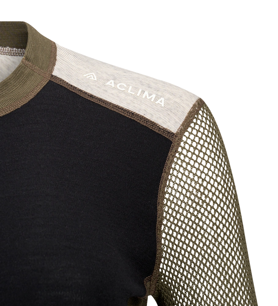 WoolNet Hybrid Crewneck Dam