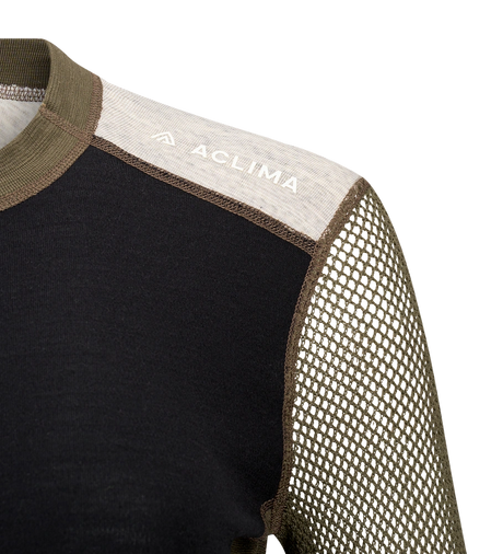WoolNet Hybrid Crewneck Dam