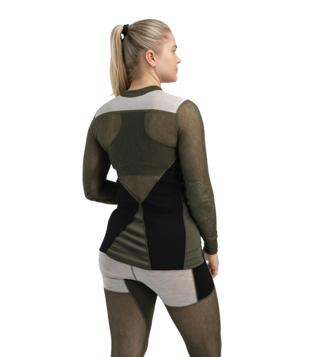 WoolNet Hybrid Crewneck Dam
