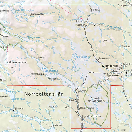 Muddus nationalpark & Sjávnja naturreservat