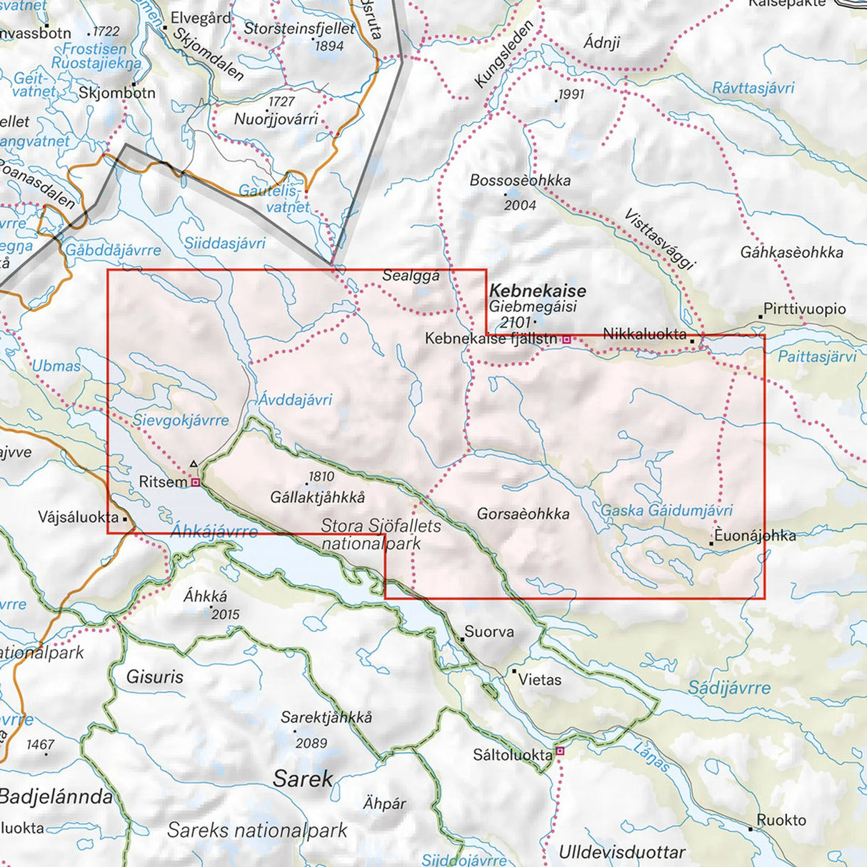 Kungsleden: Nikkaluokta, Ritsem & Vakkotavare