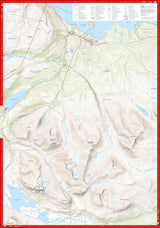 Högalpin karta Abisko, Björkliden Riksgränsen