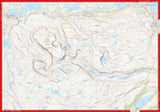 Högalpin karta Abisko, Björkliden Riksgränsen