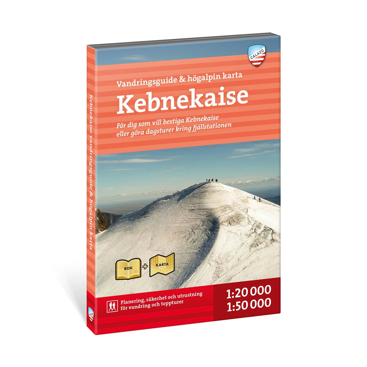 Kebnekaise vandringsguide och högalpin karta