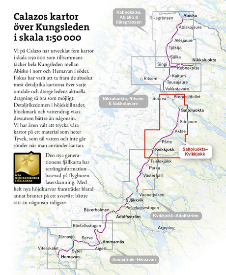 Kungsleden: Saltoluokta - Kvikkjokk