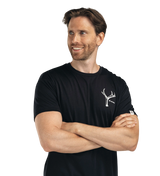 LightWool 140 classic tee antler Herr