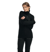 FleeceWool Polo w/ zip Dam