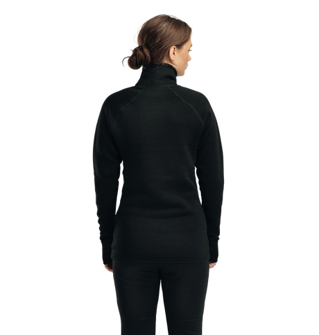 FleeceWool Polo w/ zip Dam