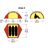 Allak Vandringstält planrintning 3p