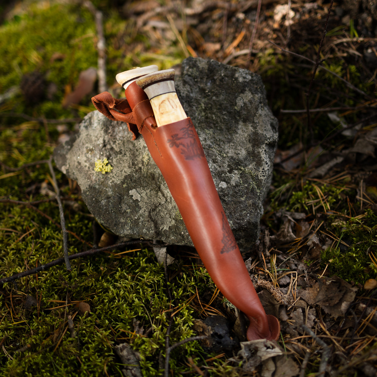 Dubbelkniv 9,5 + 6 cm
