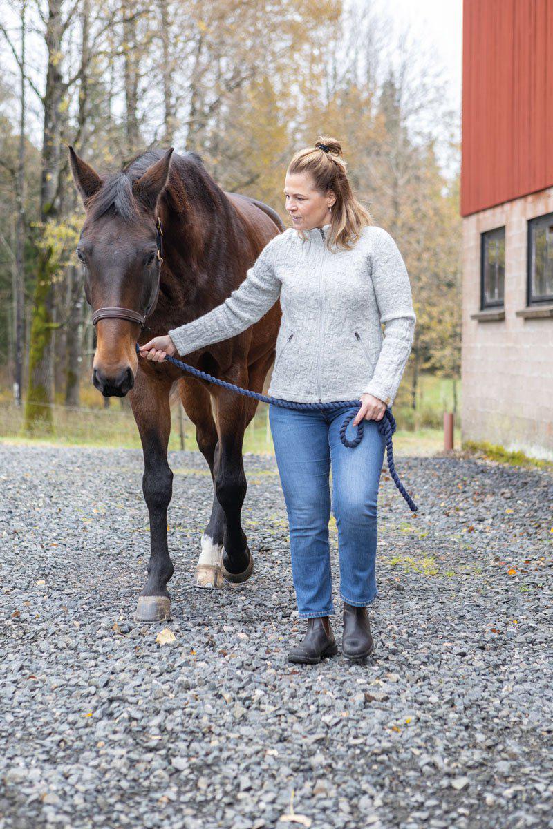 Tuva Jaquard Full Zip Tröja