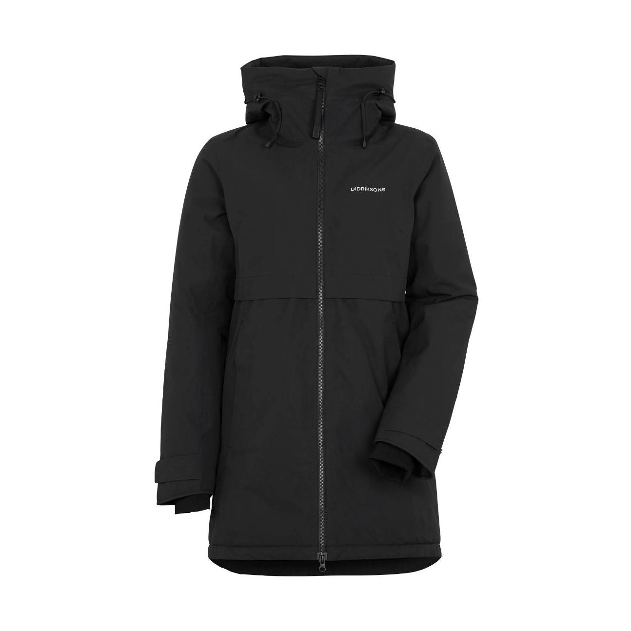 Helle Parka W Dark Black Front1