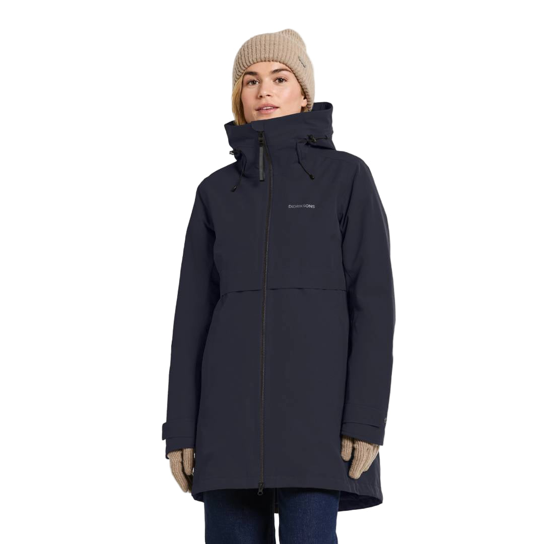 Helle Parka W Dark Night Blue Front
